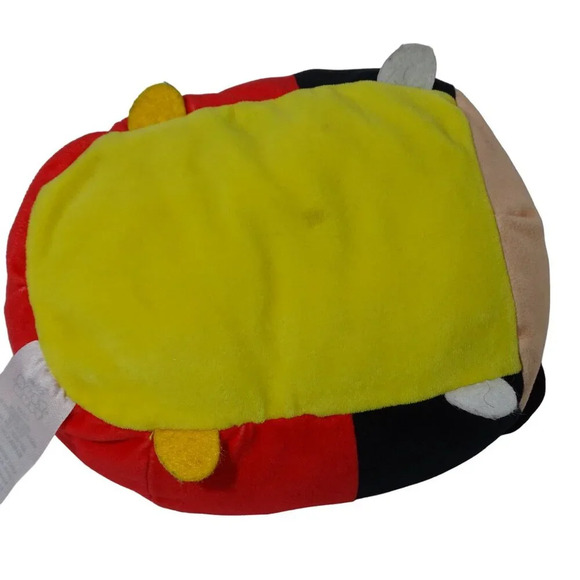 Disney Tsum Tsum Mickey Mouse Plush Stuffed Animal 8 inch Long Red Black - Picture 4 of 7